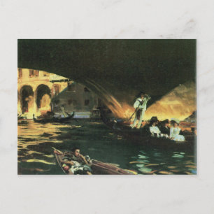 John Singer Sargent - Rialto Briefkaart