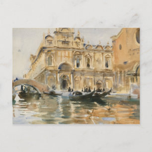 John Singer Sargent - Rio dei Mendicanti, Venetië Briefkaart
