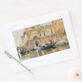 John Singer Sargent - Rio dei Mendicanti, Venetië Rechthoekige Sticker (Envelop)