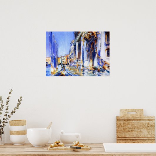 John Singer Sargent Rio dell'Angelo Venice Poster (Keuken)