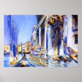 John Singer Sargent Rio dell'Angelo Venice Poster (Voorkant)