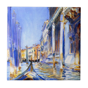John Singer Sargent Rio dell'Angelo Venice tile Tegeltje