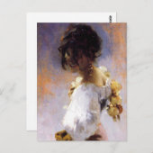 John Singer Sargent Rosina Briefkaart (Voorkant / Achterkant)