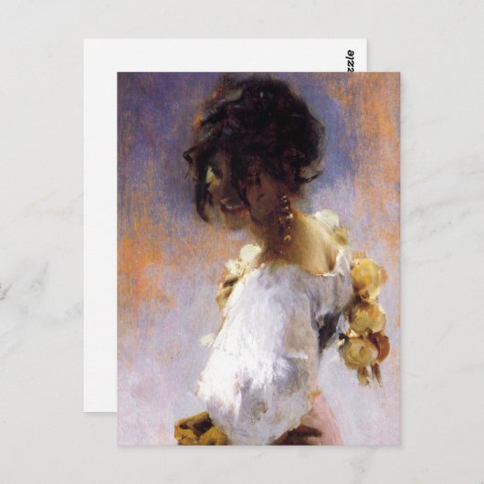 John Singer Sargent Rosina Briefkaart (Voorkant / Achterkant)