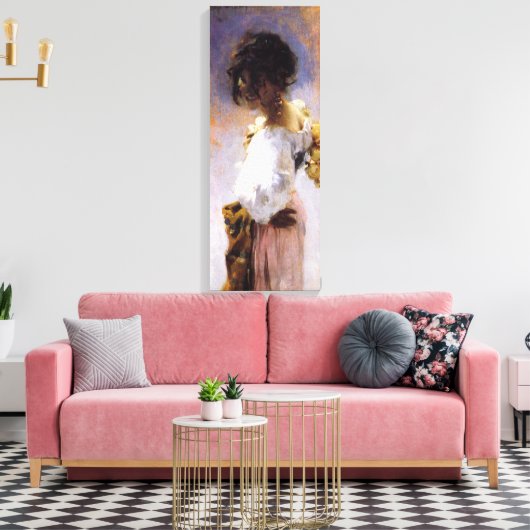 John Singer Sargent Rosina Canvas Print (Insitu (Woonkamer))