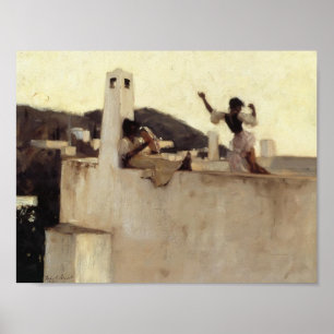 John Singer Sargent-Rosina, Capri Poster