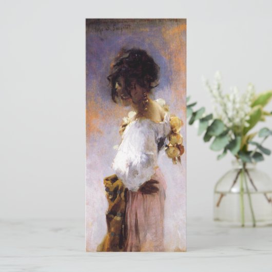 John Singer Sargent Rosina Uitnodigingen (Staand voorkant)