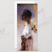 John Singer Sargent Rosina Uitnodigingen (Voorkant / Achterkant)