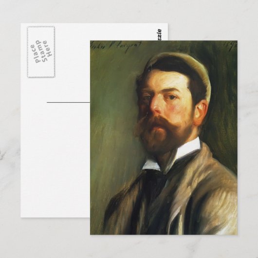 John Singer Sargent-Self-Portrait Briefkaart (Voorkant / Achterkant)