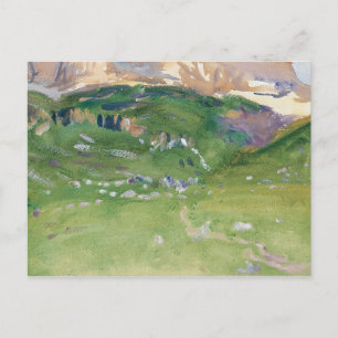 John Singer Sargent - Sellar Alp, Dolomites Briefkaart