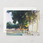 John Singer Sargent - Spaans Midday, Aranjuez Briefkaart (Voorkant / Achterkant)