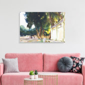 John Singer Sargent - Spaans Midday, Aranjuez Canvas Afdruk (Insitu (Woonkamer))