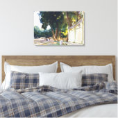 John Singer Sargent - Spaans Midday, Aranjuez Canvas Afdruk (Insitu (Slaapkamer))