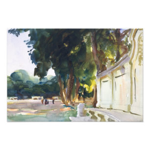 John Singer Sargent - Spaans Midday, Aranjuez Foto Afdruk