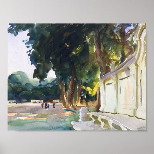 John Singer Sargent - Spaans Midday, Aranjuez Poster (Voorkant)