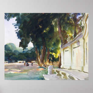 John Singer Sargent - Spaans Midday, Aranjuez Poster