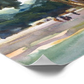 John Singer Sargent - Spaans Midday, Aranjuez Poster (Hoek)