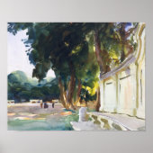 John Singer Sargent - Spaans Midday, Aranjuez Poster (Voorkant)