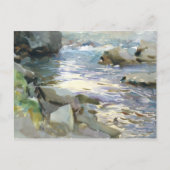 John Singer Sargent - Stream en Rocks Briefkaart (Voorkant)