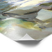 John Singer Sargent - Stream en Rocks Foto Afdruk (Hoek)