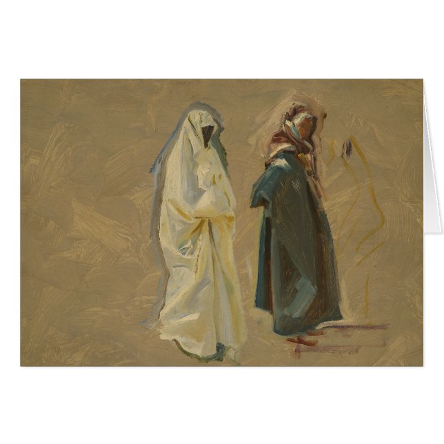 John Singer Sargent - Studie van twee Bedouins (Voorkant Horizontaal)