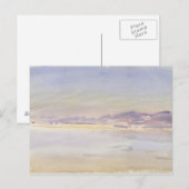 John Singer Sargent - Sunset at Zee Briefkaart (Voorkant / Achterkant)