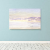 John Singer Sargent - Sunset at Zee Canvas Afdruk (Insitu (Houten vloer))