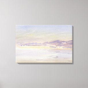 John Singer Sargent - Sunset at Zee Canvas Afdruk