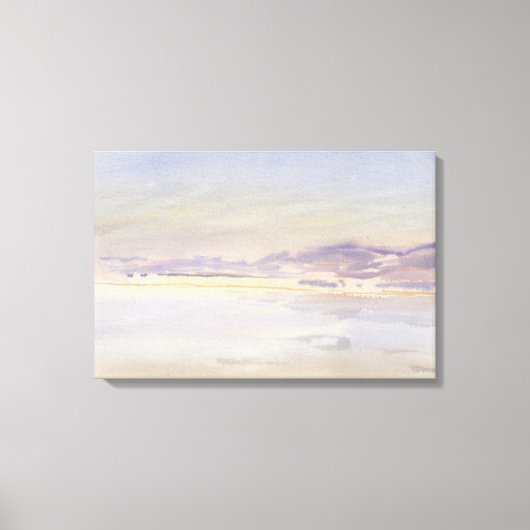 John Singer Sargent - Sunset at Zee Canvas Afdruk (Voorkant)