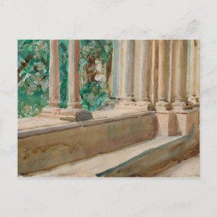 John Singer Sargent - Tarragona Terrace en Garden Briefkaart