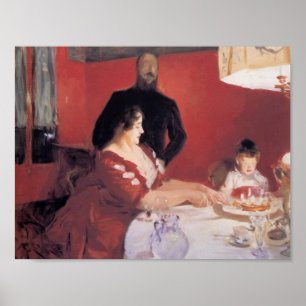 John Singer Sargent - The Birthday Party Poster