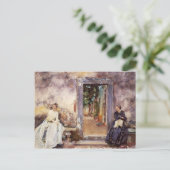 John Singer Sargent - The Garden Wall Briefkaart (Staand voorkant)