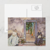 John Singer Sargent - The Garden Wall Briefkaart (Voorkant / Achterkant)