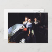 John Singer Sargent- The Misses Hunter Briefkaart (Voorkant / Achterkant)