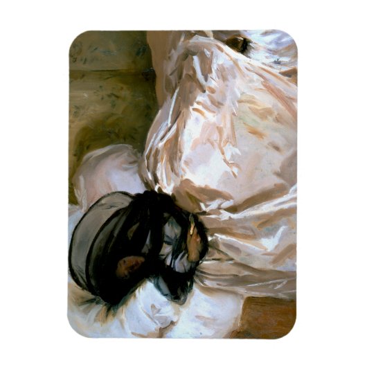 John Singer Sargent - The Mosquito Net Magneet (Verticaal)