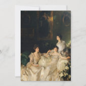 John Singer Sargent - The Wyndham Sisters Bedankkaart (Voorkant)