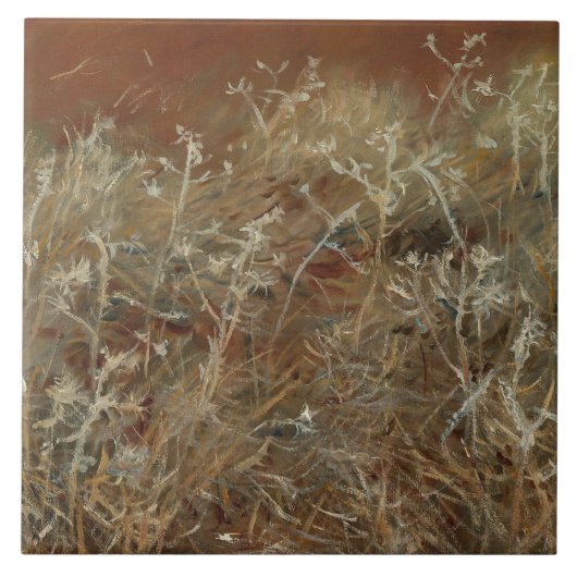 John Singer Sargent - Thistles Tegeltje (Voorkant)