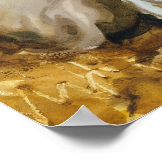 John Singer Sargent - Three Oxen Poster (Hoek)