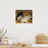 John Singer Sargent - Three Oxen Poster (Keuken)