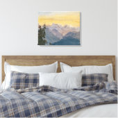 John Singer Sargent - Uitzicht van Mount Pilatus Canvas Afdruk (Insitu (Slaapkamer))