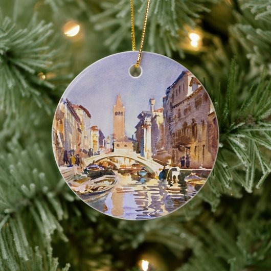 John Singer Sargent Venetië Aquarel Ornament (Boom)
