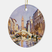 John Singer Sargent Venetië Aquarel Ornament (Links)