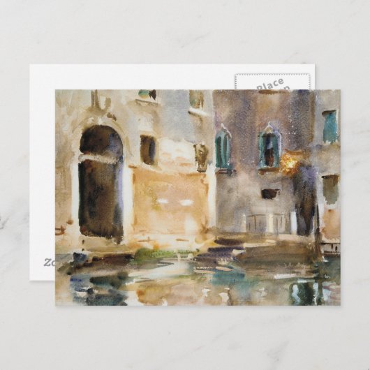 John Singer Sargent - Venice Briefkaart (Voorkant / Achterkant)