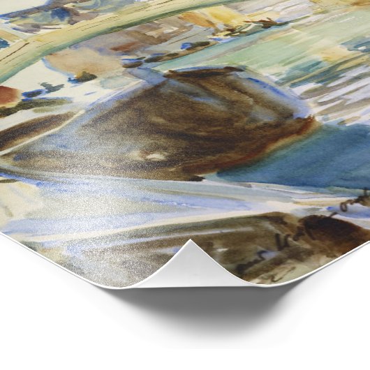 John Singer Sargent - Venice Foto Afdruk (Hoek)