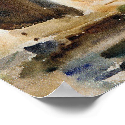 John Singer Sargent - Venice Poster (Hoek)