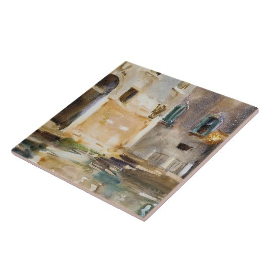 John Singer Sargent - Venice Tegeltje (Zijkant)