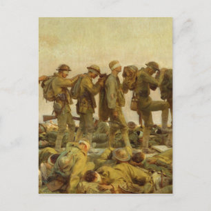 John Singer Sargent - Vergast Briefkaart