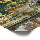 John Singer Sargent - Villa di Marlia, Lucca Poster (Hoek)