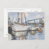 John Singer Sargent Waterverf - Seascape Briefkaart (Voorkant / Achterkant)