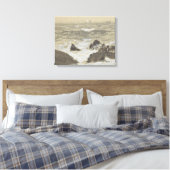 John Singer Sargent - Waves Breaking on Rocks Canvas Afdruk (Insitu (Slaapkamer))